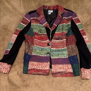 Colorful Patchwork Blazer